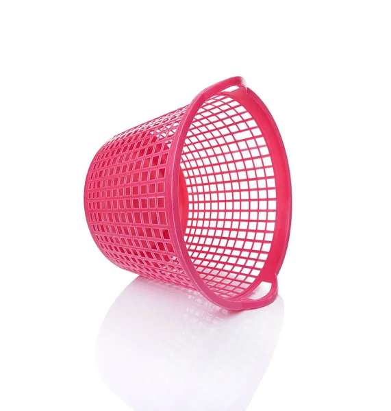 Plastic laundry basket. — Stock Photo, Image