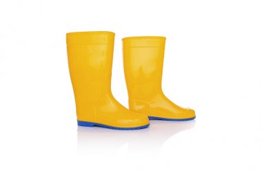 Rubber boots isolate. clipart