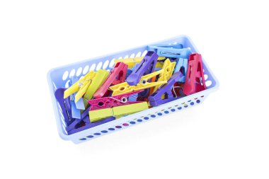 Konteyner clothespins ile.