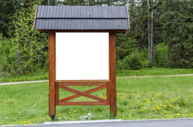 Ahşap plaket işaretçi.