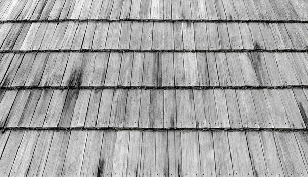 Wooden roof of an old house. — Stock Photo, Image