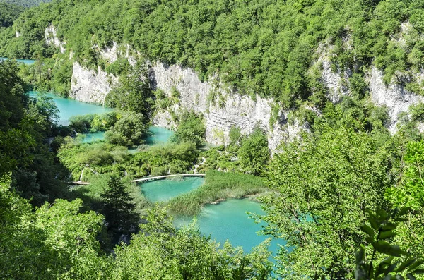Plitvicer Seen und Wasserfälle. — Stockfoto
