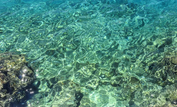 El agua en el mar Adriático . — Foto de Stock