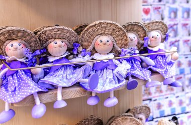 Lavanta kuklalar. Hırvatistan Hediyelik eşya.