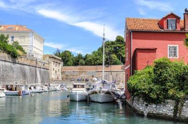 Bağlantı noktası Fosa şehir Zadar, Hırvatistan.