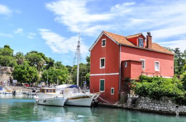 Bağlantı noktası Fosa şehir Zadar, Hırvatistan.