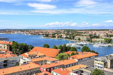 Şehir Zadar, Hırvatistan.