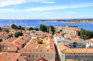 Şehir Zadar, Hırvatistan.