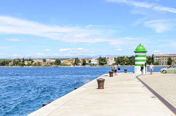 Dijk van Zadar, Kroatië. — Stockfoto