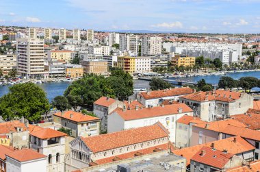 Şehir Zadar, Hırvatistan.