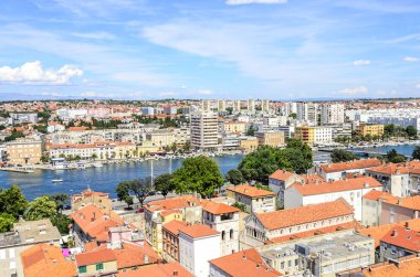 Şehir Zadar, Hırvatistan.