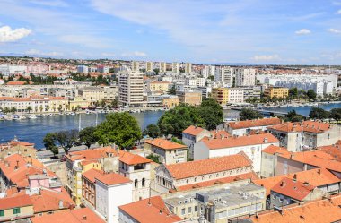 Şehir Zadar, Hırvatistan.