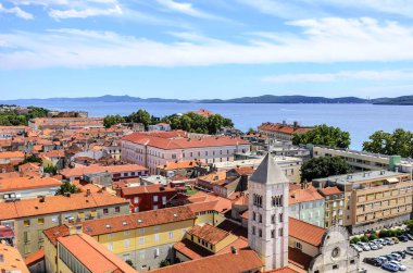 Şehir Zadar, Hırvatistan.
