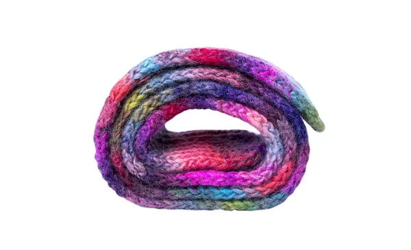 Multi-colored winter scarf. — Stock Photo, Image