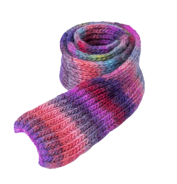 Multi-colored winter scarf. — Stock Photo, Image