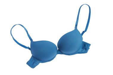 Beyaz arka plan üzerinde kadın sutyen.