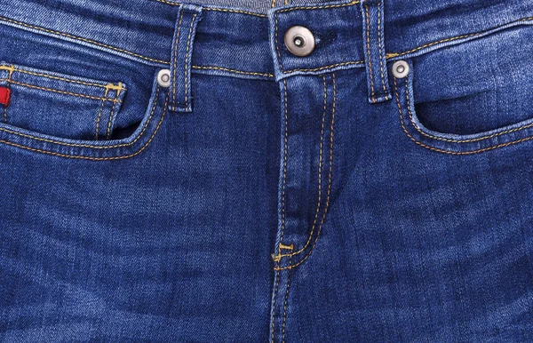 Jeans upper part of the pocket. — Stock Photo, Image