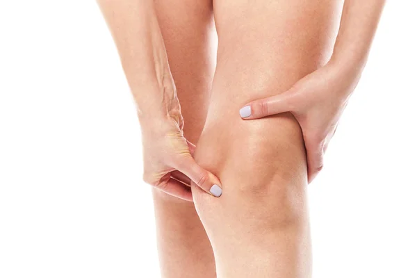 Graisse et cellulite sur les jambes . — Photo