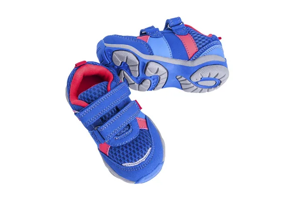 Baby sneakers närbild. — Stockfoto