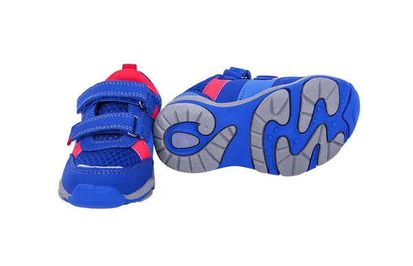 Baby sneakers närbild. — Stockfoto