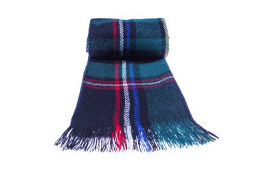 Sıcak kareli atkı.