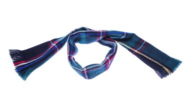 Sıcak kareli atkı.