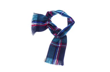 Sıcak kareli atkı.