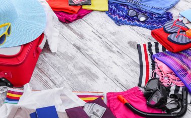 Yerdeki şey bavulla.