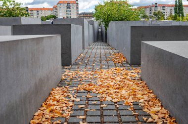 Berlin, Almanya 'daki Soykırım Anıtı.
