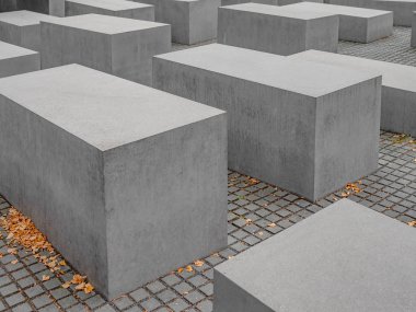 Berlin, Almanya 'daki Soykırım Anıtı.