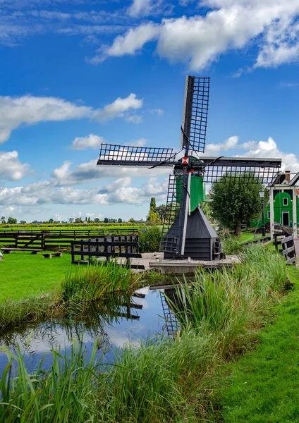 Vista del pueblo de Zaanse Schans s Países Bajos . — Foto de Stock