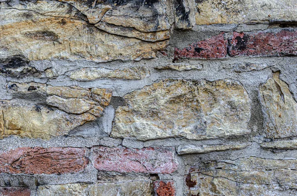 Antiguo muro de ladrillo como fondo . — Foto de Stock