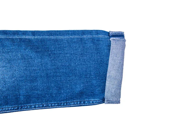 Calça jeans azul isolado — Fotografia de Stock