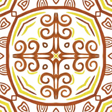 Peru, Aztekler ve Maya 'nın geleneklerine nakış. Geometrik folklor kumaşı. İspanyol, Meksikalı, Afrikalı, Amerikan halısında renksiz desenler. Kabile nakışları. Eski halı. 