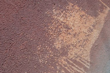 tazminat ve çatlaklar, doku arka plan beton duvarla eski yıpranmış