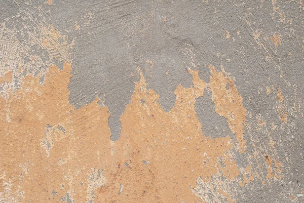 Pintura astillada en la pared de hormigón viejo, superficie de hormigón grunge, fondo de textura — Foto de Stock