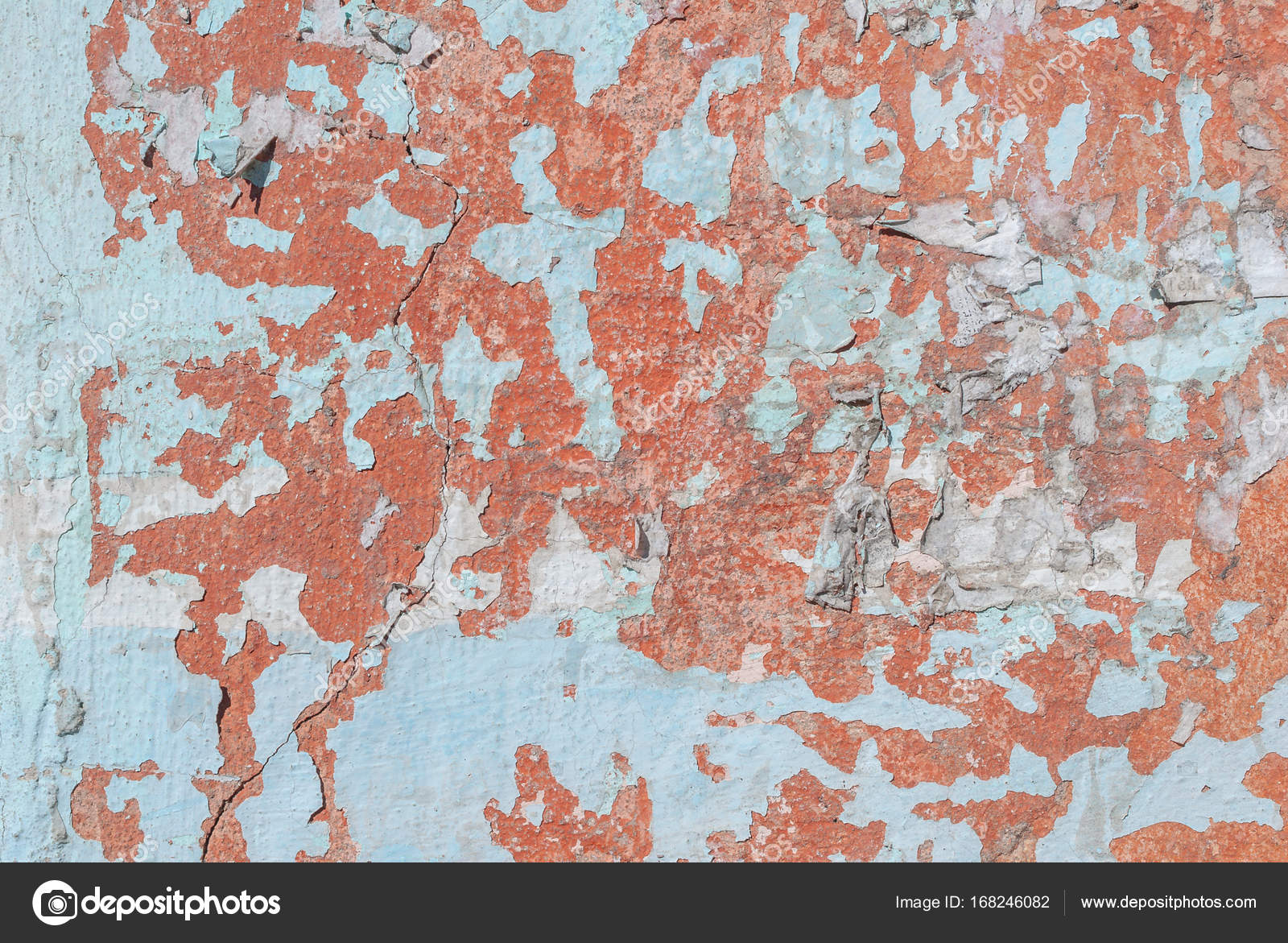 Old plaster wall, chipped paint, texture background — Stock Photo