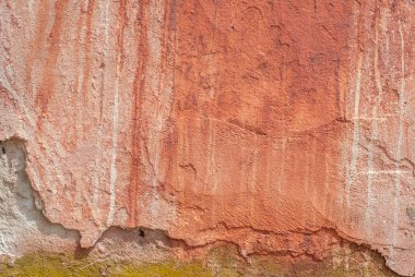 kırmızı bir arka plan, soyut beton, beton duvar eski doku