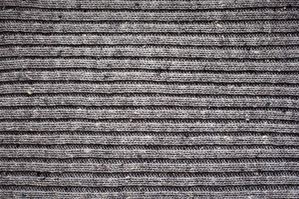 灰色针织羊毛纹理背景 — 图库照片