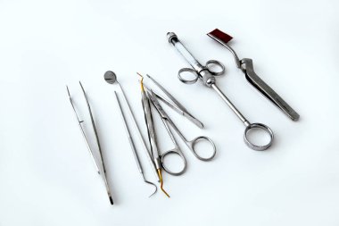 Diş ekipman beyaz metal Klinik diş hekimi