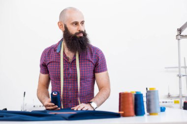 El dikiş makinesi demir konu Talore düğmeleri makas kumaş iş