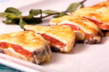 Nane fışkın ile sebze sandviç