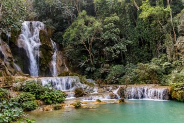Güzel Kuang Si Şelaleleri, Luang Prabang, Laos