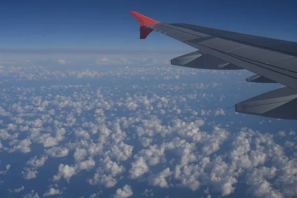 The view from the airplane — Stock Photo, Image