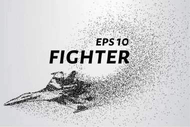 Parçacıkların savaşçısı. Savaşçı silüeti küçük daireler olduğunu.