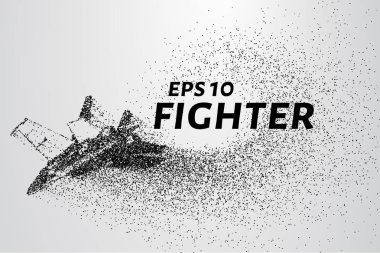 Parçacıkların savaşçısı. Uçak çevrelerinde oluşan eğri olduğunu