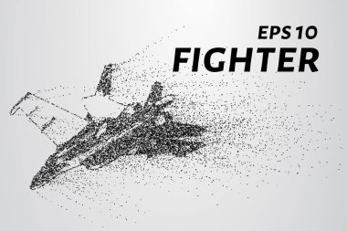 Parçacıkların savaşçısı. Uçak çevrelerinde oluşan eğri olduğunu