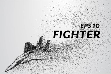 Parçacıkların savaşçısı. Savaşçı silüeti küçük daireler olduğunu.