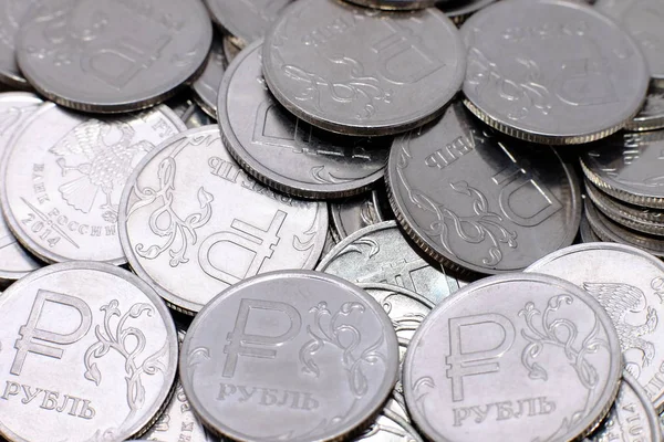 Images of cash, Ruble. Broken money.