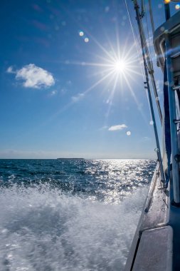 Küba adası. Atlantik Okyanusu. Bienvenidol. Cayo Blanco.